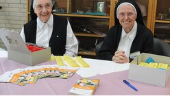 Selbst über den Ruhestand hinaus liegt den Ordensschwestern Dominica und Nicola in ihren Einrichtungen der besondere pallottinische Geist am Herzen. / © Beatrice Tomsetti (DR)