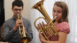 Sogar das nicht ganz einfache Instrument Horn wird in der Musikschule unterrichtet. / © Tomasetti (Kölner Dommusik)