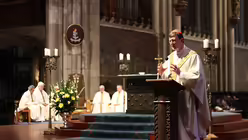 Der Kardinal thematisierte auch die aktuelle Fl&uuml;chtlingsdebatte / &copy; Kilian Martin (katholisch.de)