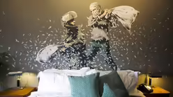 Kunst im Schlafzimmer / &copy; Dusan Vranic (dpa)