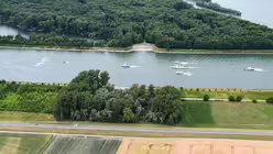 Die &Uuml;berf&uuml;hrung des Sarges von Helmut Kohl von Reffenthal nach Speyer (dpa)