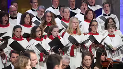 Der Domchor Speyer singt. (dpa)