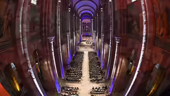 Dom zu Speyer bei den Trauerfeierlichkeiten f&uuml;r Kohl. (dpa)