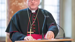 Anl&auml;sslich seiner Vereidigung hielt Erzbischof Koch eine Rede. (dpa)