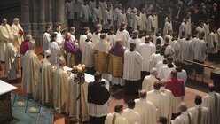 Üblicherweise werden die Chrisam-Messen zentral in der jeweiligen Bischofskirche gefeiert.  / © Beatrice Tomasetti (DR)