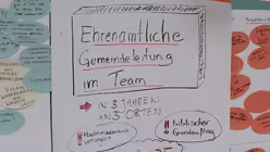 Verst&auml;rkt kam der Wunsch nach ehrenamtlicher Gemeindeleitung auf unter der vorgegebenen &Uuml;berschrift "Wie sind wir auf Augenh&ouml;he?" / &copy; Beatrice Tomasetti (DR)