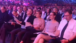 Vertreter der K&ouml;lner Dommusik sa&szlig;en beim Chorfest des Erzbistums in der ersten Reihe / &copy; Beatrice Tomasetti  (DR)