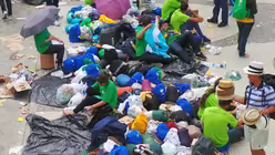 Viele haben auf der Straße übernachtet (DR)