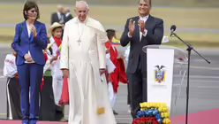 Ankunft in Quito, Ecuador (dpa)