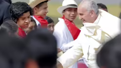 Ankunft in Quito, Ecuador (dpa)