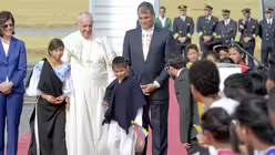 Ankunft in Quito, Ecuador (dpa)