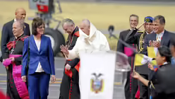 Ankunft in Quito, Ecuador (dpa)