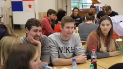 Teilnehmer aus dem Erzbistum Köln bei der Vorbereitung auf den Weltjugendtag in Panama / © André Grosser (DR)