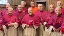 Weihbischof em. Klaus Dick inmitten der Gratulanten / © Beatrice Tomasetti (DR)