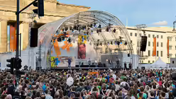 Wise Guys auf dem Kirchentag / © Stefan Arend (epd)