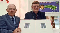 Bundesminister Schäuble und Kardinal Woelki (dpa)